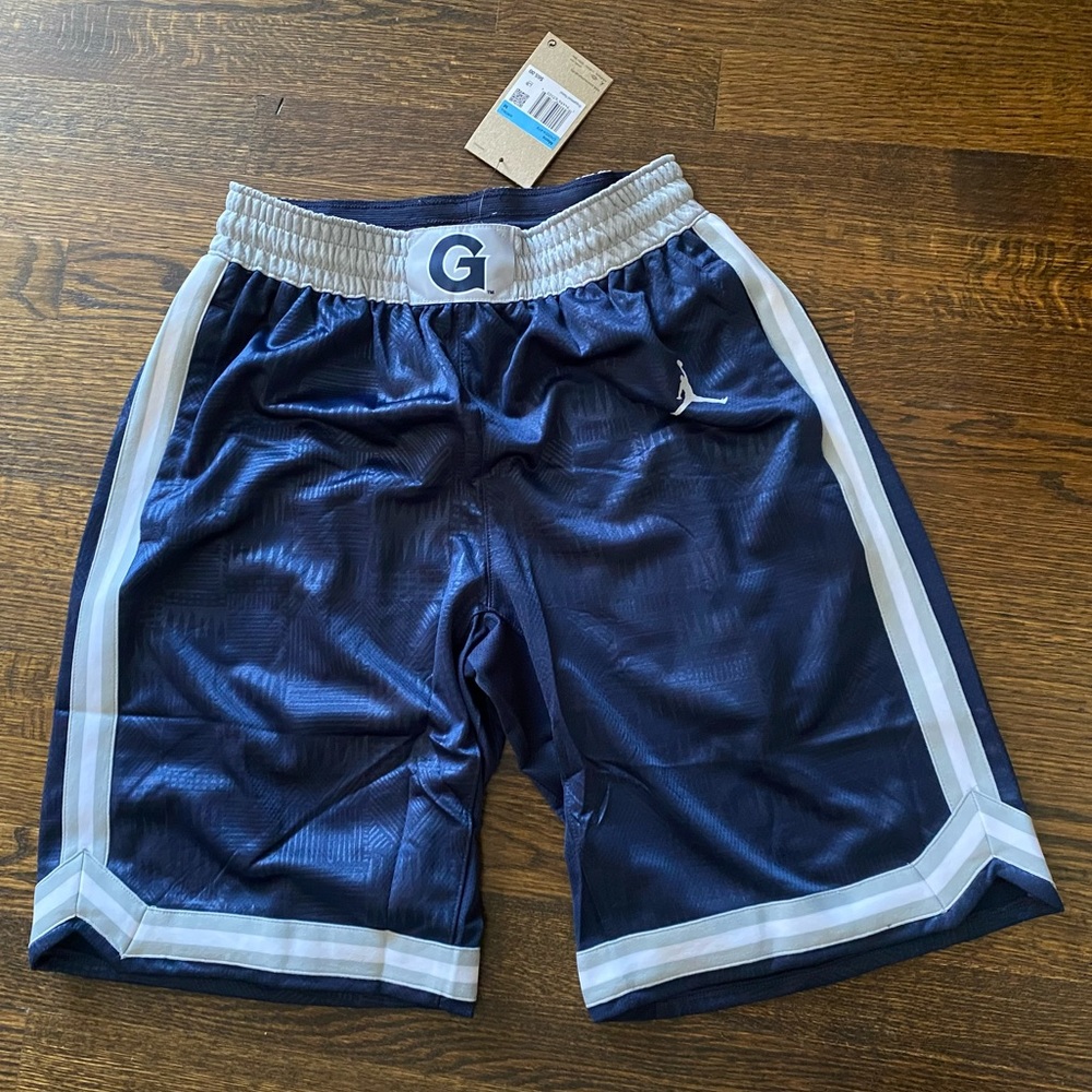 NWT Georgetown Hoyas Jordan Nike Mens Shorts